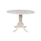 International Concepts Square Dual Drop Leaf Table, 42 in, Unfinished, 42 W, 42 L, 29.75 in H, Wood, Unfinished T-42DP - alternate 1